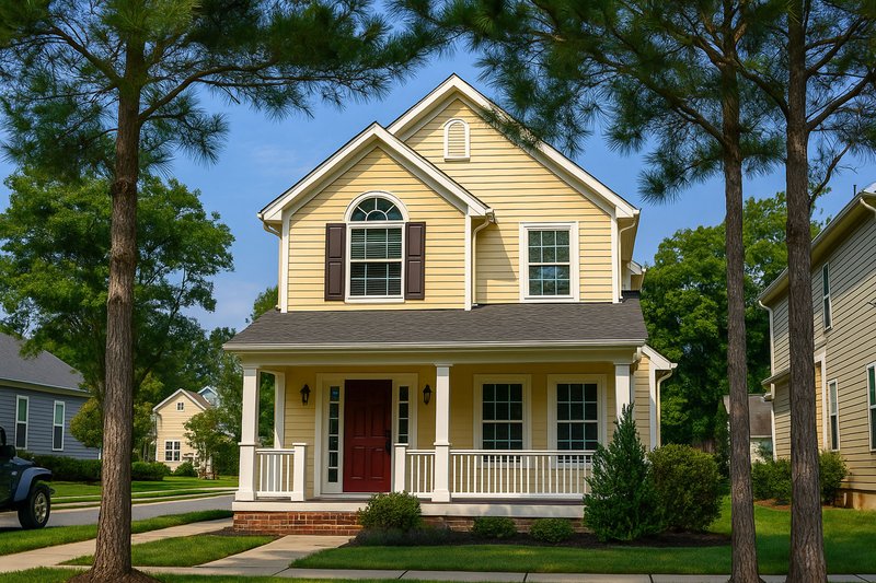 House Blueprint - Exterior - Front Elevation 2 for Traditional House Plan #20-2621 - 3 bed, 2.5 bath