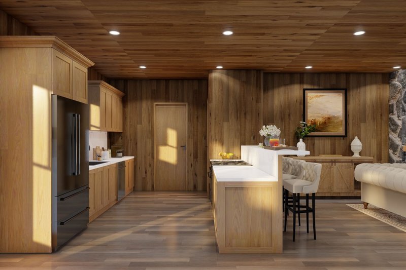 House Blueprint - Interior - Kitchen 2 for Country House Plan #17-3450 - 3 bed, 2 bath