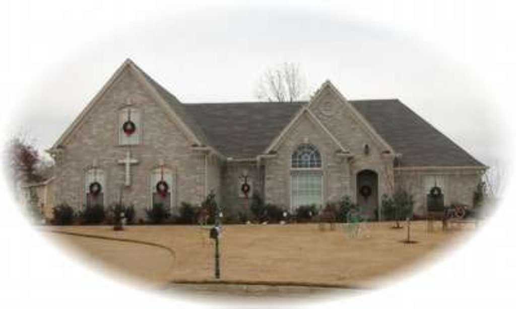 Exterior - Front Elevation 2 for European House Plan #81-891 - 3 bed, 2 bath