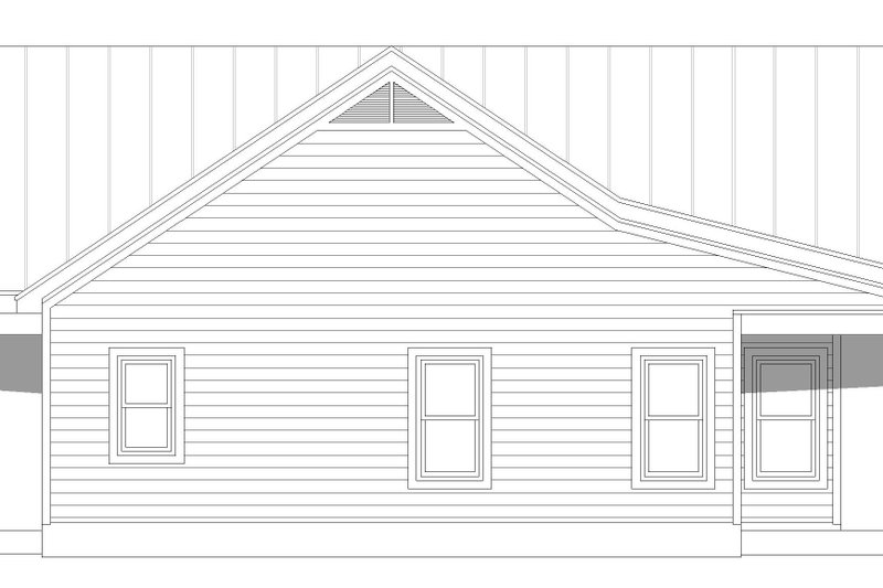 Dream House Plan - Exterior - Other Elevation for Ranch House Plan #932-395 - 2 bed, 2 bath