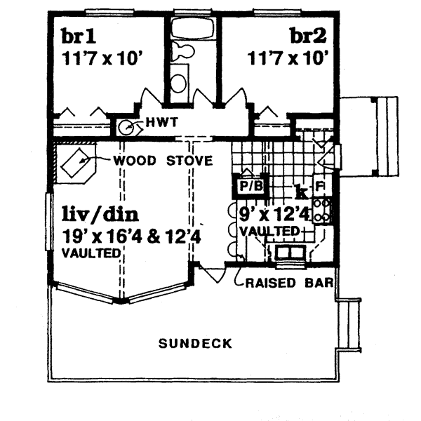 Architectural House Design - Floor Plan - Main Floor Plan #47-116