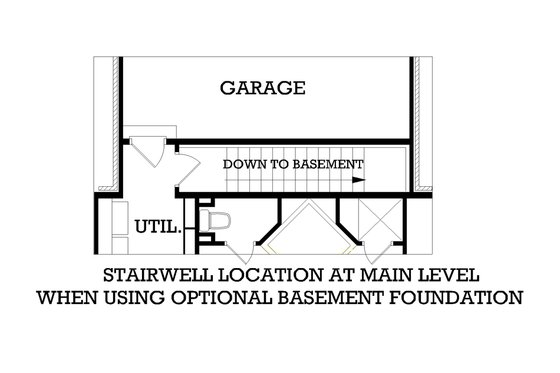 Floor Plan - Other Floor for Southern House Plan #45-127 - 3 bed, 2 bath