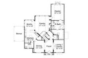 Colonial Style House Plan - 4 Beds 3 Baths 3678 Sq/Ft Plan #411-298 