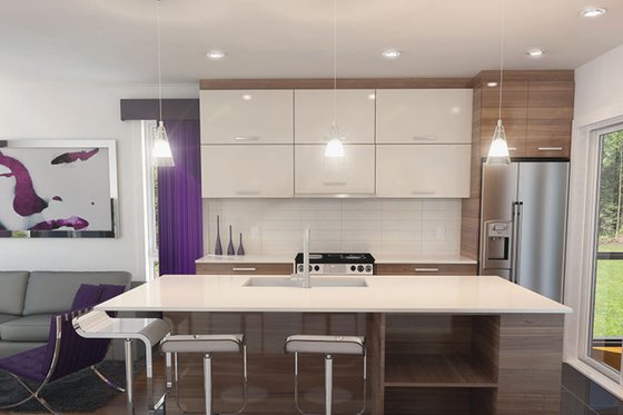 Interior - Kitchen for Contemporary House Plan #23-2612 - 3 bed, 1.5 bath
