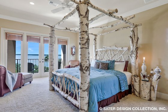 Interior - Master Bedroom for European House Plan #930-505 - 4 bed, 4.5 bath