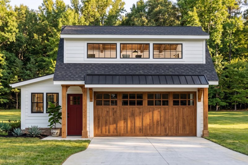 Architectural House Design - Exterior - Front Elevation 2 for Craftsman House Plan #1064-476, 0 bath