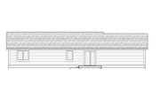 Craftsman Style House Plan - 3 Beds 2 Baths 1156 Sq/Ft Plan #112-266 Exterior 