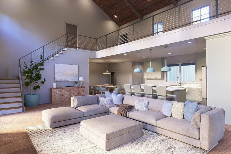 Home Plan - Interior - Family Room for Farmhouse House Plan #1095-2 - 5 bed, 4.5 bath