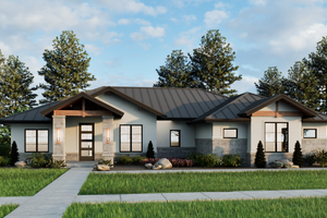 Craftsman Exterior - Front Elevation Plan #1093-6