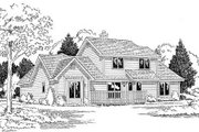Traditional Style House Plan - 3 Beds 2.5 Baths 2157 Sq/Ft Plan #312-421 