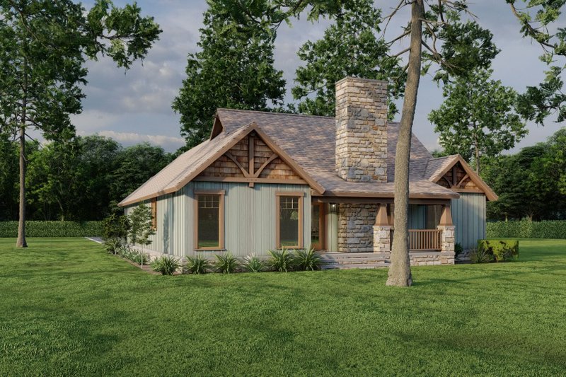 House Plan Design - Exterior - Other Elevation 2 for Craftsman House Plan #17-2908 - 3 bed, 2 bath