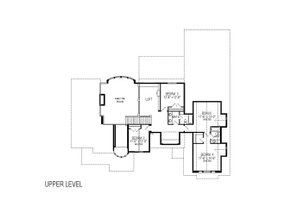 Floor Plan - Upper Floor for Craftsman House Plan #920-24 - 6 bed, 5.5 bath