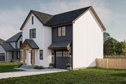 Modern Style House Plan - 3 Beds 1.5 Baths 1277 Sq/Ft Plan #455-571 Exterior 
