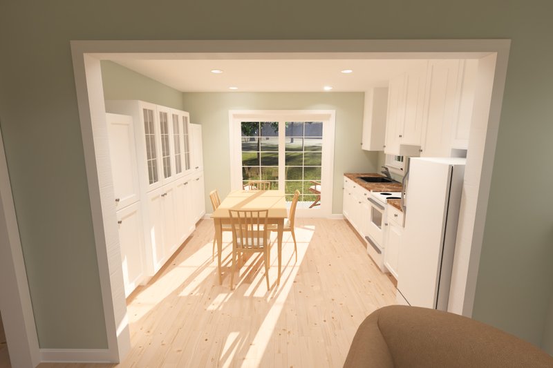 House Design - Interior - Kitchen for Cottage House Plan #513-2402 - 2 bed, 2 bath