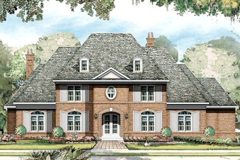 Traditional Style House Plan - 4 Beds 5 Baths 5442 Sq/Ft Plan #424-221