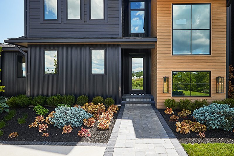 Home Plan - Exterior - Front Elevation 3 for Contemporary House Plan #928-372 - 4 bed, 3.5 bath