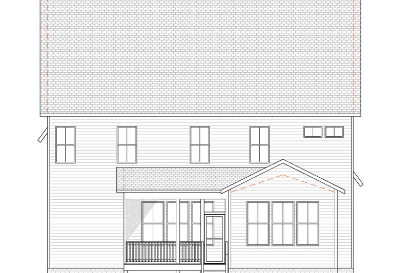 Dream House Plan - Exterior - Rear Elevation for Country House Plan #1080-11 - 5 bed, 4.5 bath