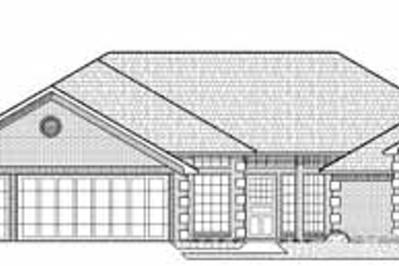 Exterior - Front Elevation for Traditional House Plan #65-117 - 3 bed, 2 bath
