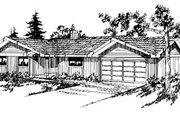 Ranch Style House Plan - 3 Beds 2 Baths 1255 Sq/Ft Plan #60-122 