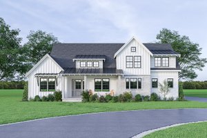 Farmhouse Exterior - Front Elevation Plan #1070-42