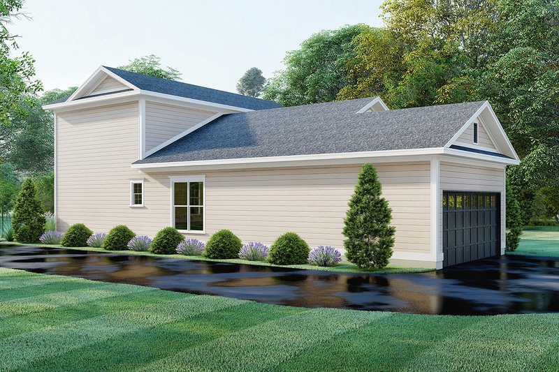 Architectural House Design - Exterior - Other Elevation 1 for Farmhouse House Plan #923-158 - 3 bed, 2 bath