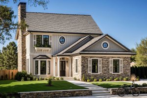 House Blueprint - Craftsman Photo Plan #137-401