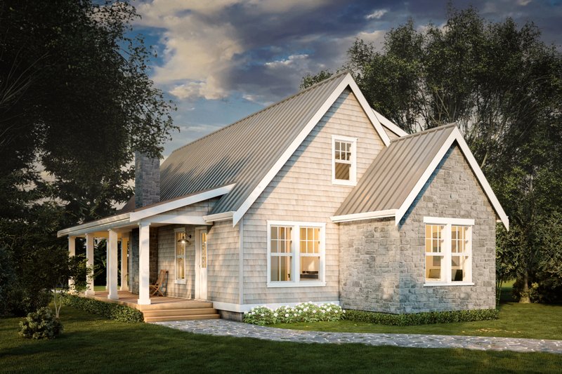 Dream House Plan - Cottage Exterior - Front Elevation Plan #1114-41