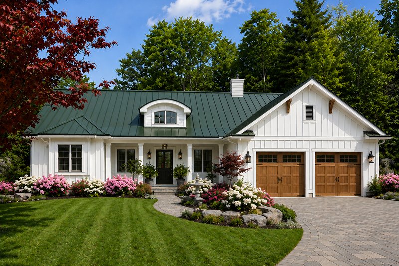Architectural House Design - Exterior - Front Elevation 4 for Farmhouse House Plan #928-428 - 3 bed, 2.5 bath