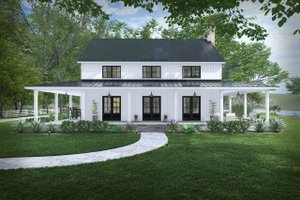 Exterior - Other Elevation for Farmhouse House Plan #120-295 - 4 bed, 3 bath