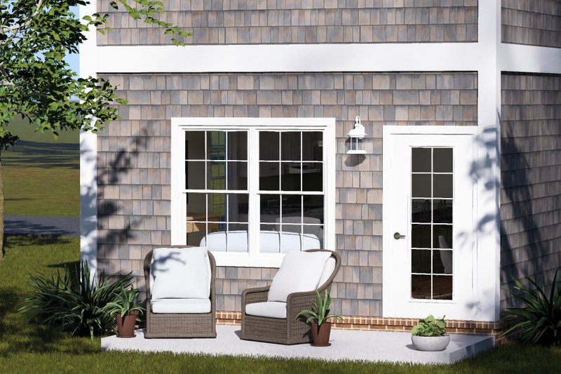 Home Plan - Exterior - Other Elevation 3 for Cottage House Plan #513-2487 - 2 bed, 2.5 bath