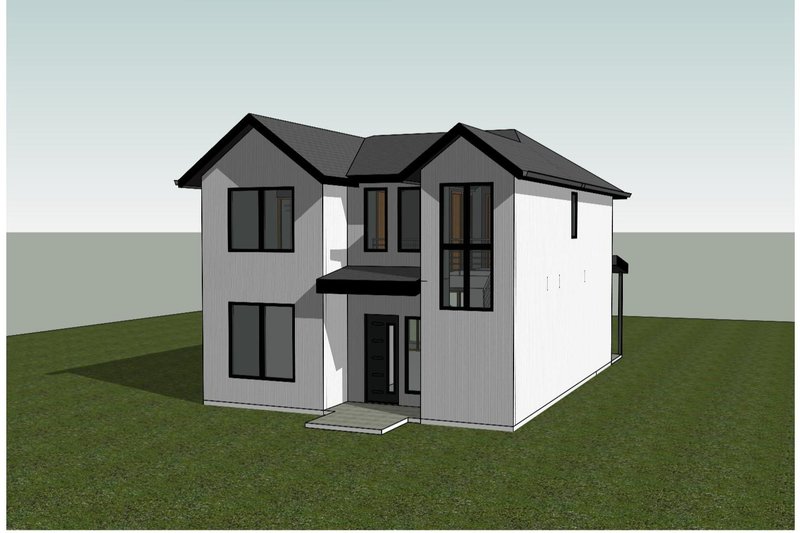 House Plan Design - Exterior - Front Elevation 6 for Farmhouse House Plan #1066-221 - 3 bed, 2.5 bath