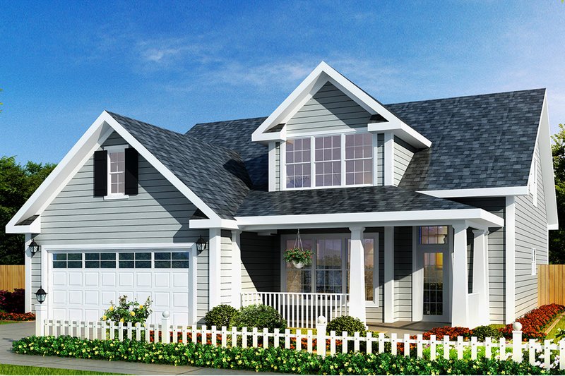 Dream House Plan - Traditional Exterior - Front Elevation Plan #513-2052
