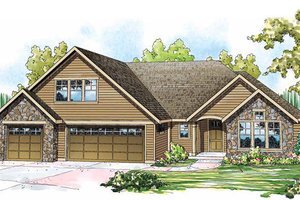 Traditional Exterior - Front Elevation Plan #124-843