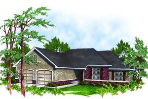 Traditional Exterior - Front Elevation Plan #70-162