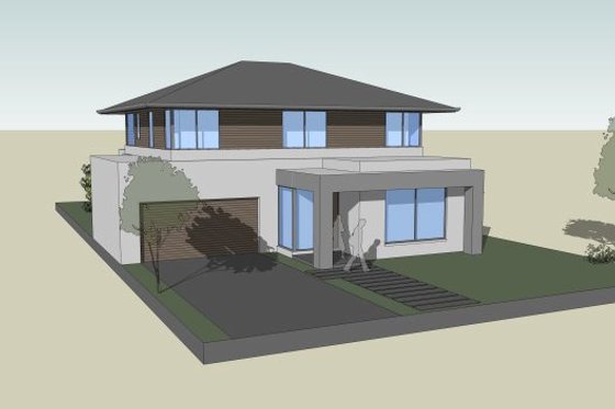 Exterior - Other Elevation 11 for Modern House Plan #496-25 - 4 bed, 2.5 bath