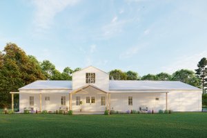Home Plan - Barndominium Exterior - Front Elevation Plan #1107-30
