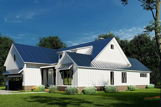 Exterior - Other Elevation for Farmhouse House Plan #923-247 - 3 bed, 2.5 bath