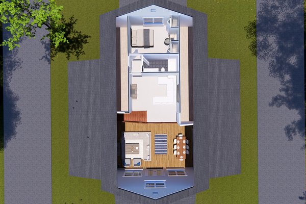 Architectural House Design - Farmhouse Floor Plan - Upper Floor Plan #513-2254