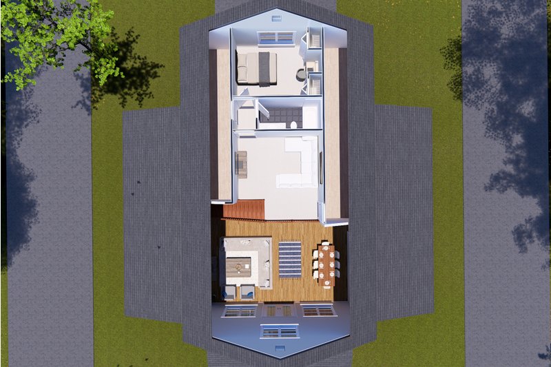 Architectural House Design - Floor Plan - Upper Floor for Farmhouse House Plan #513-2254 - 4 bed, 3 bath