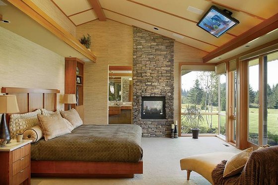 Interior - Master Bedroom for Ranch House Plan #48-433 - 5 bed, 5.5 bath