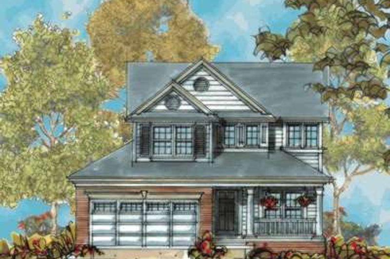 House Plan Design - Farmhouse Exterior - Front Elevation Plan #20-1689
