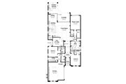 Mediterranean Style House Plan - 3 Beds 3.5 Baths 2709 Sq/Ft Plan #930-488 