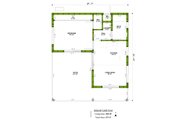 Beach Style House Plan - 1 Beds 1 Baths 555 Sq/Ft Plan #1106-60 Floor 