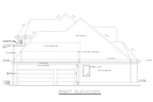 Exterior - Other Elevation 1 for European House Plan #20-1580 - 4 bed, 4 bath
