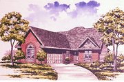 Traditional Style House Plan - 3 Beds 2.5 Baths 2060 Sq/Ft Plan #30-203 