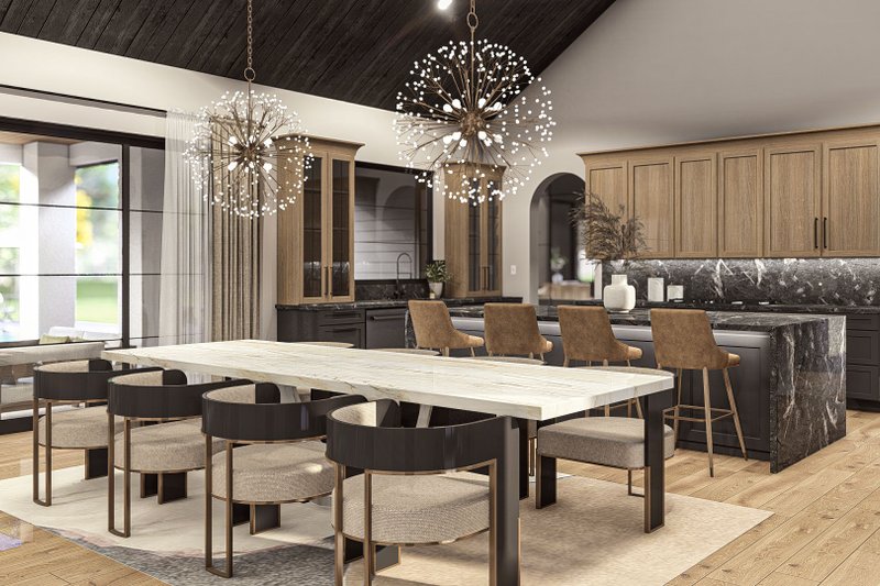 Home Plan - Interior - Dining Room for Modern House Plan #455-513 - 5 bed, 3.5 bath