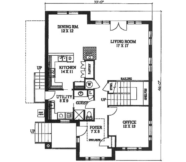 Dream House Plan - Traditional Floor Plan - Main Floor Plan #117-130