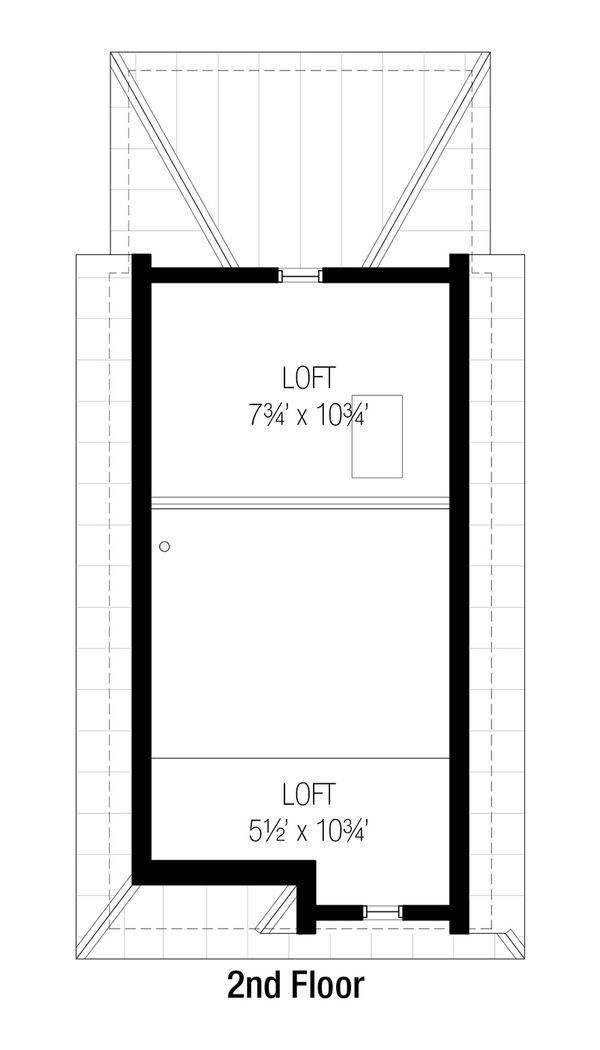 Cottage Floor Plan - Upper Floor Plan #915-8