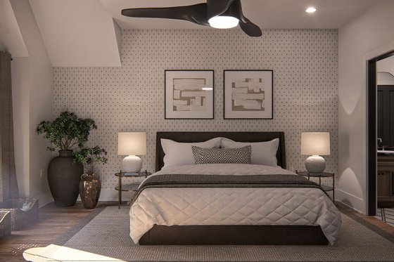 Interior - Master Bedroom 1 for Modern House Plan #455-338 - 3 bed, 2.5 bath