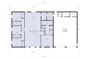 Barndominium Style House Plan - 4 Beds 3 Baths 2656 Sq/Ft Plan #1107-21 